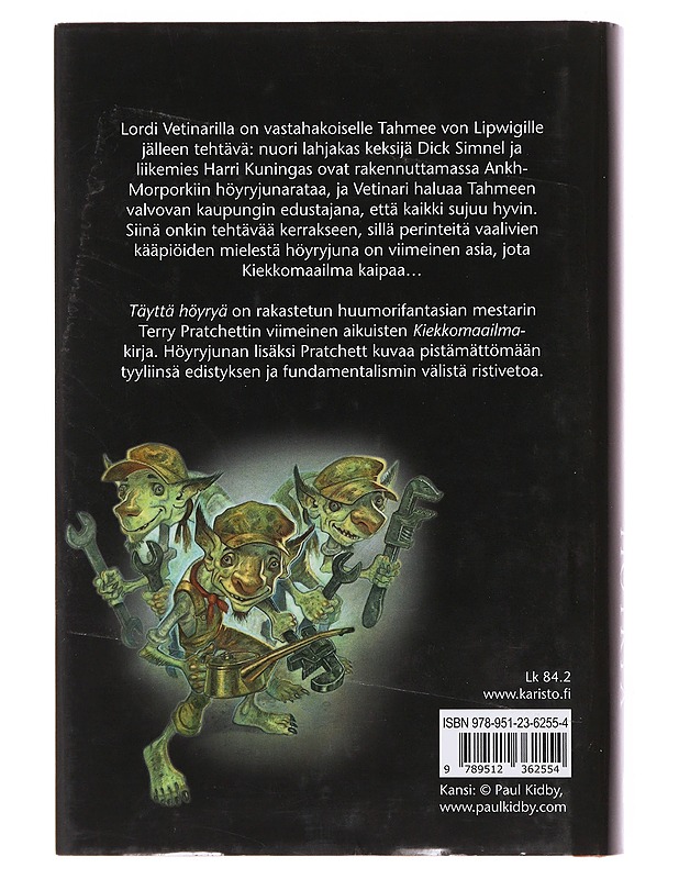 Täyttä höyryä - Pratchett, Terry - Fantasia- ja scifi - 10105477838 - 1