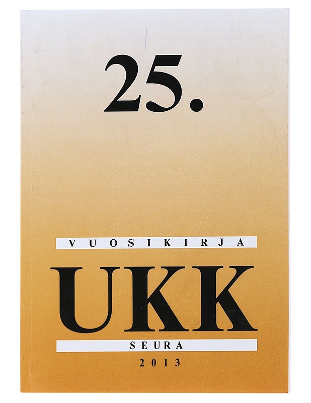 25. Vuosikirja UKK - Sarlund, Seppo - Historiakirjat - 10105477862 - 0