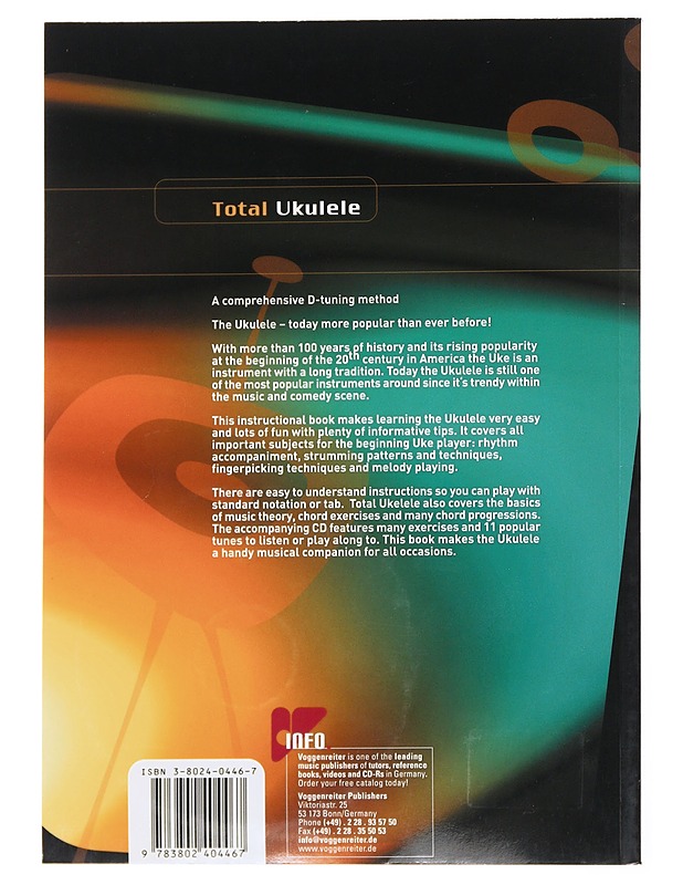 Total Ukulele : D-tuning-method for Beginners - Rödder, Gernot - Tietokirjat ja oppaat - 10105477886 - 1