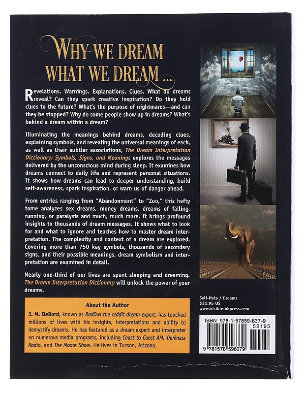 The Dream Interpretation Dictionary - J. M. DeBord - Tietokirjat ja oppaat - 10105477882 - 1