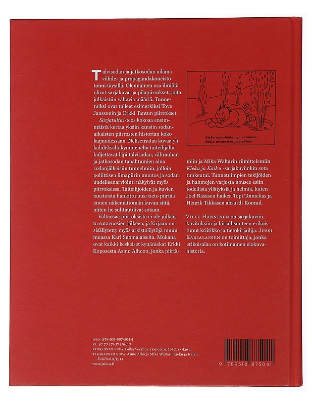 Sarjatulta! : sota-ajan suomalaiset pilapiirrokset ja sarjakuvat - Hänninen, Ville ; Karjalainen, Jussi  - Sarjakuvat - 10105478033 - 1