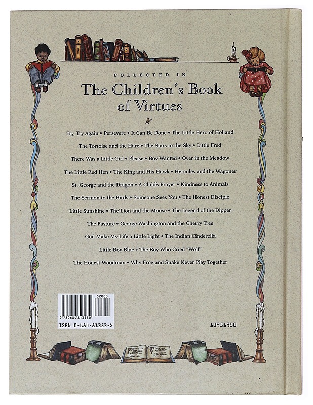 The Children's Book of Virtues  - Lastenkirjat - 10105478047 - 1