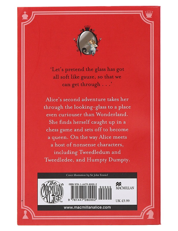 Through the looking-glass and what Alice found there - Carroll, Lewis - Lastenkirjat - 10105478050 - 1