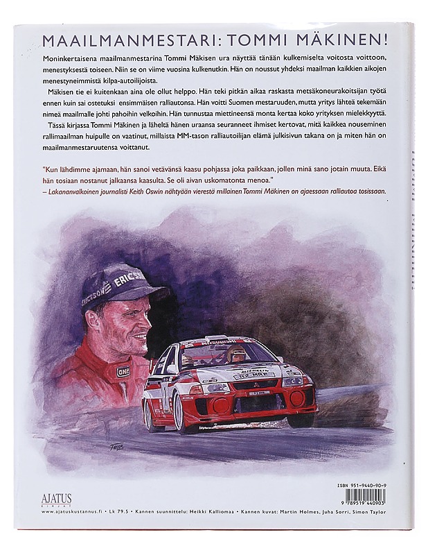 Maailmanmestari : Tommi Mäkinen! - Lasse Erola - Elämäkerrat ja muistelmat - 10105478082 - 1