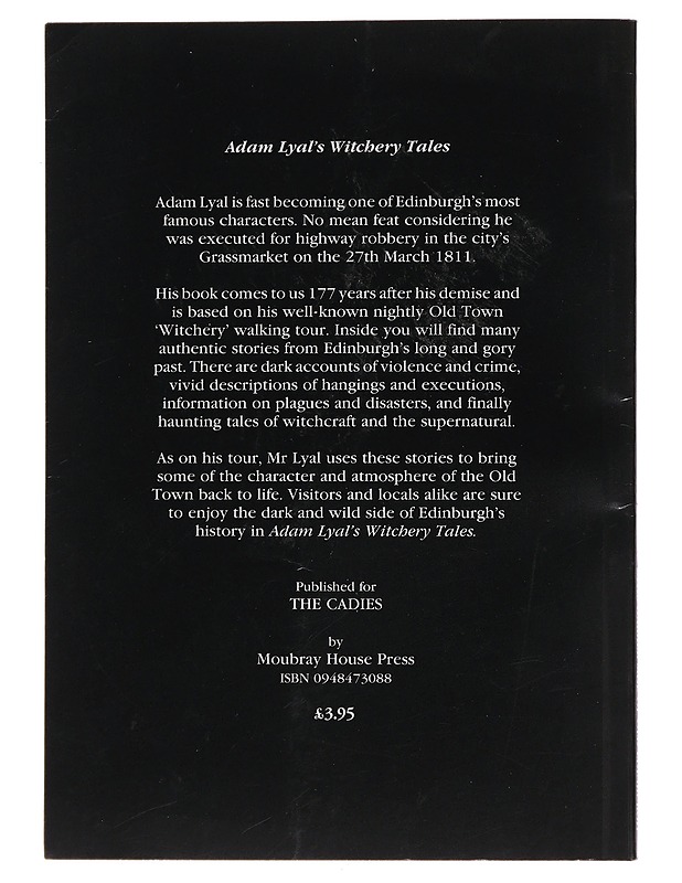 Adam Lyal's Witchery Tales: The Darker side of Old Edinburg - Fantasia- ja scifi - 10105478084 - 1