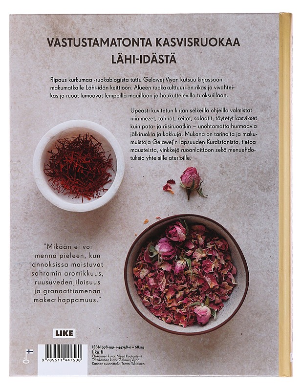 Ripaus kurkumaa : Lähi-idän keittiö - Gelawej Viyan - Ruokakirjat - 10105478110 - 1