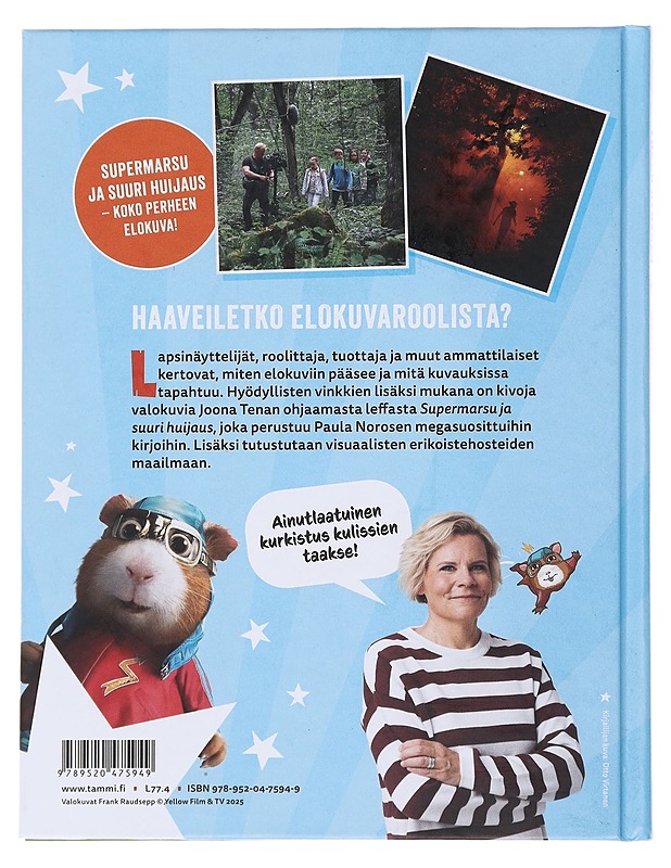 Supermarsun leffa-akatemia : parhaat vinkit elokuvauralle! - Noronen, Paula - Lastenkirjat - 10105478126 - 1