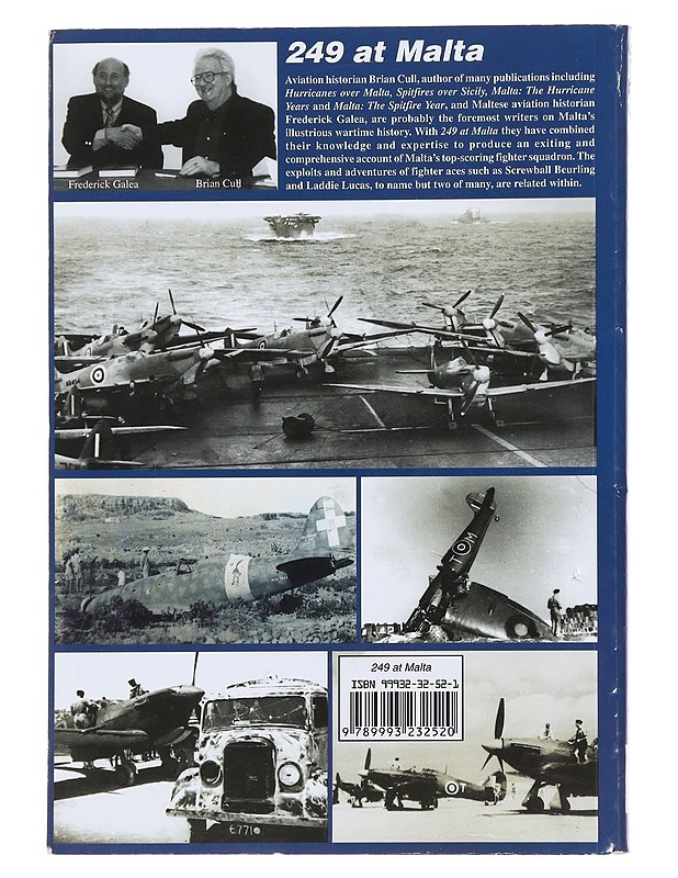 249 at Malta: Malta's top-scoring fighter squadron 1941-1943 - Brian Cull - Historiakirjat - 10105478133 - 1
