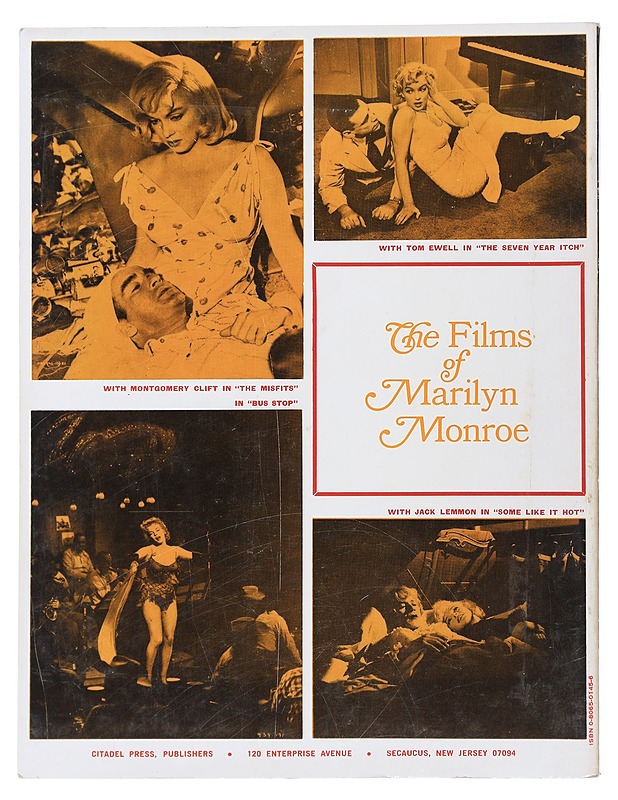 The films of Marilyn Monroe - Michael Conway - Musiikki- ja elokuvakirjat - 10105478146 - 1