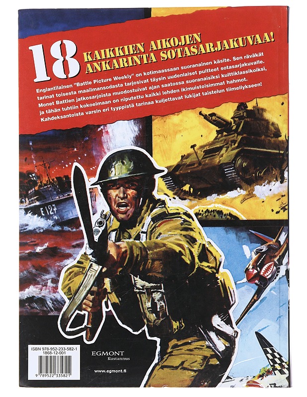 Taistelutarinat : Battle-lehden parhaat sotasarjakuvat - Poussa, Antti - Sarjakuvat - 10105478160 - 1