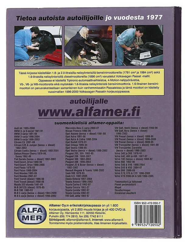 VW Passat 2000-2005 : korjausopas - Legg, A. K. - Tietokirjat ja oppaat - 10105478184 - 1