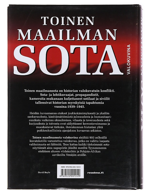 Toinen maailmansota valokuvina - Boyle, David - Historiakirjat - 10105478253 - 1