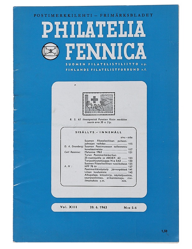 Philatelia Fennica N:O 5-6 - Lehdet - 10105478302 - 0