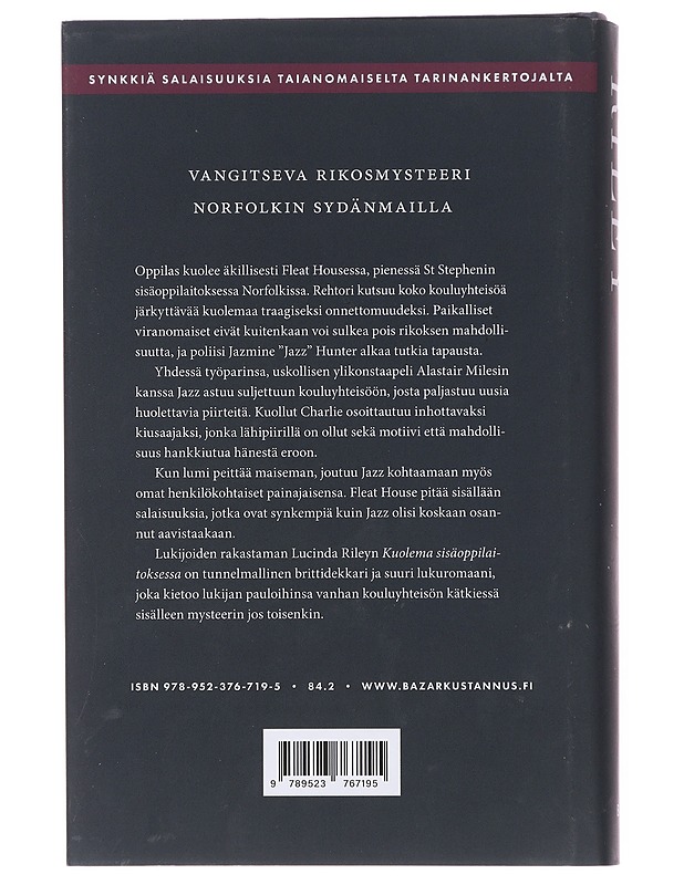 Kuolema sisäoppilaitoksessa - Riley, Lucinda - Jännitys ja dekkarit - 10105478421 - 1