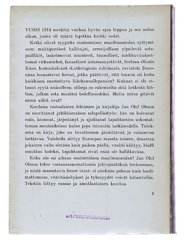 1914 - Aatu Leinonen - Historiakirjat - 10105478428 - 1
