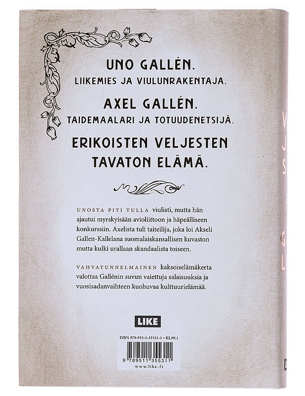 Veljekset Gallén - Viljami Puustinen - Elämäkerrat ja muistelmat - 10105478462 - 1