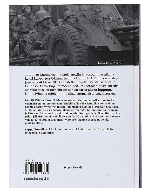 Marskin ritarien taistelut - Seppo Porvali - Elämäkerrat ja muistelmat - 10105478504 - 1