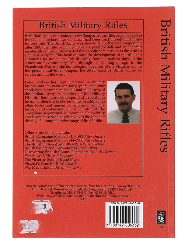 British military rifles 1800-2000 - Peter Duckers - Tietokirjat ja oppaat - 10105478527 - 1