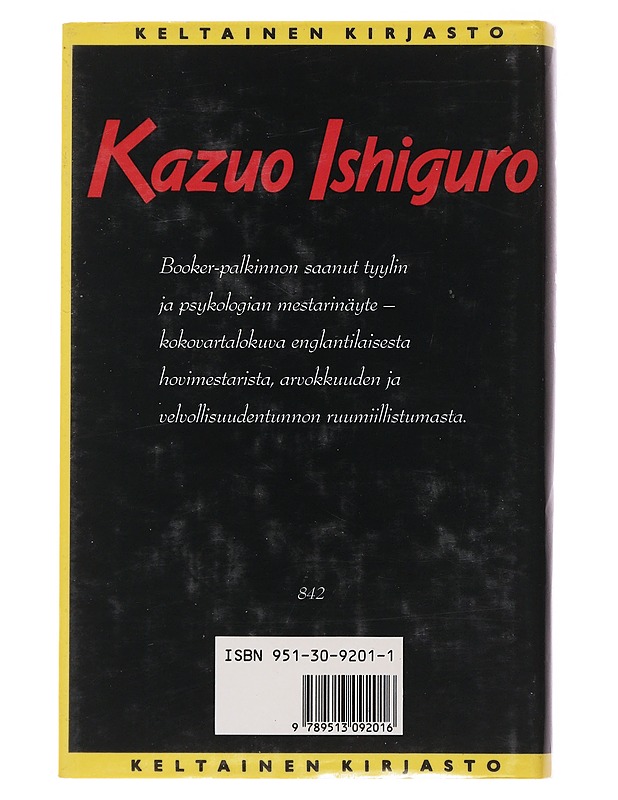 Pitkän päivän ilta - Ishiguro, Kazuo - Romaanit ja novellit - 10105478529 - 1