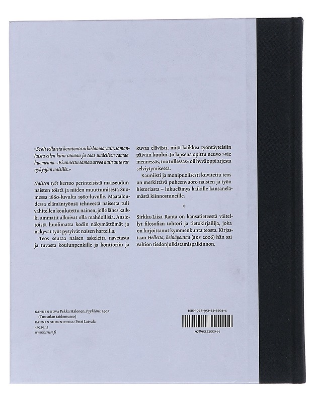 Naisten työt : pitkiä päiviä, arkisia askareita - Sirkka-Liisa Ranta - Tietokirjat ja oppaat - 10105478541 - 1