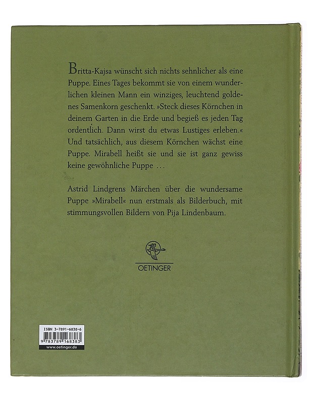 Die Puppe Mirabell - Lindgren, Astrid - Lastenkirjat - 10105478585 - 1