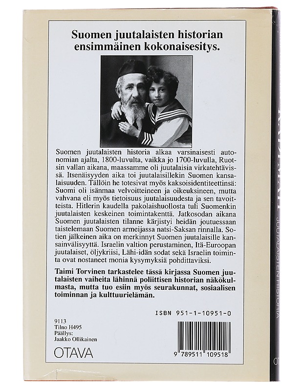 Kadimah : Suomen juutalaisten historia - Taimi Torvinen - Historiakirjat - 10105478591 - 1