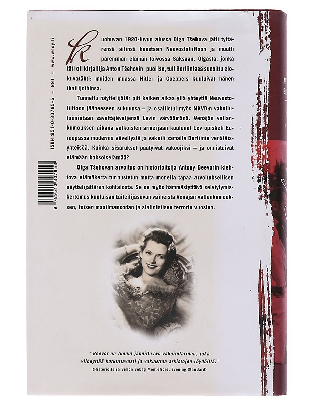 Olga Tsehovan arvoitus - Beevor, Antony - Elämäkerrat ja muistelmat - 10105478610 - 1