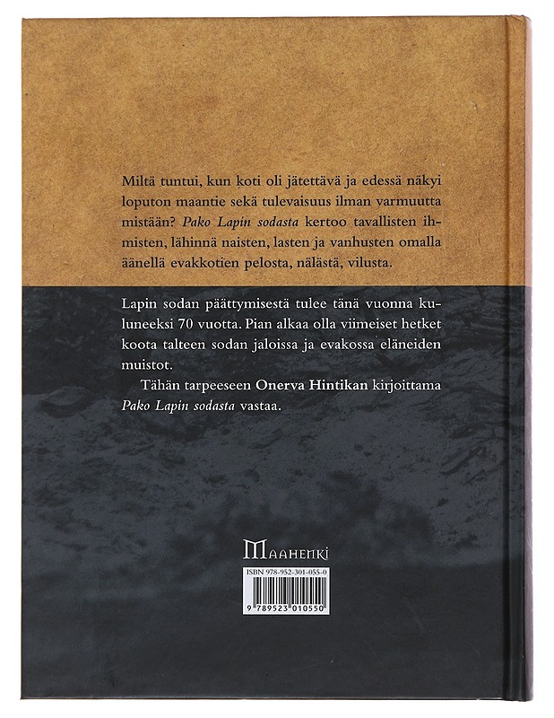 Pako Lapin sodasta - Onerva Hintikka - Elämäkerrat ja muistelmat - 10105478616 - 1