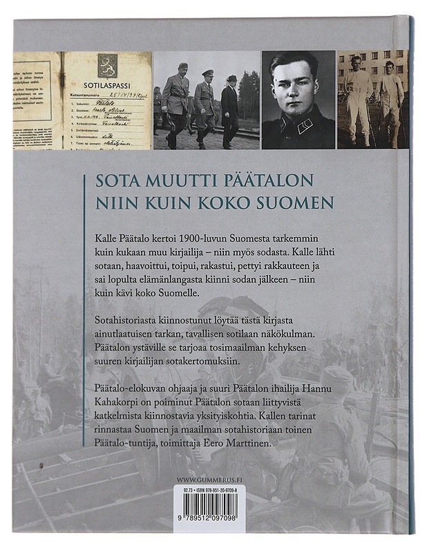 Semmonen savotta : talvi- ja jatkosota Kalle Päätalon silmin - Päätalo, Kalle - Elämäkerrat ja muistelmat - 10105478678 - 1