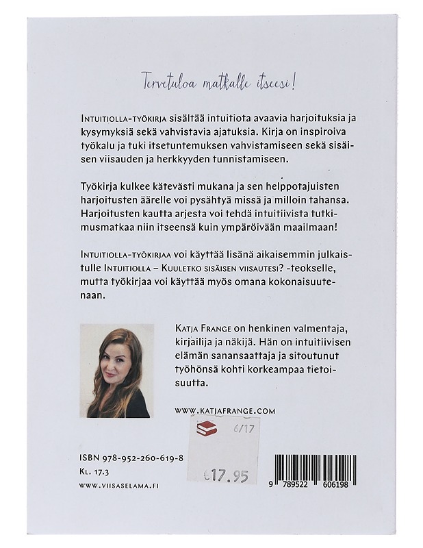 Intuitiolla-työkirja : sisäisen viisauden harjoituksia - Katja Frange - Hyvinvointikirjat - 10105478691 - 1