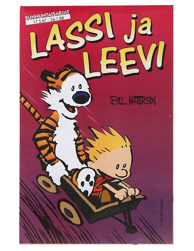 Lassi ja Leevi : Sunnuntaisarjat 17.5.87 - 24.1.88 - Bill Watterson - Sarjakuvat - 10105478748 - 0