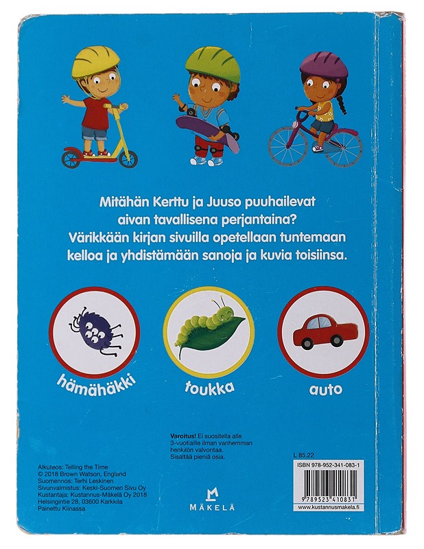 Paljonko kello on? - Leskinen, Terhi - Lastenkirjat - 10105478773 - 1