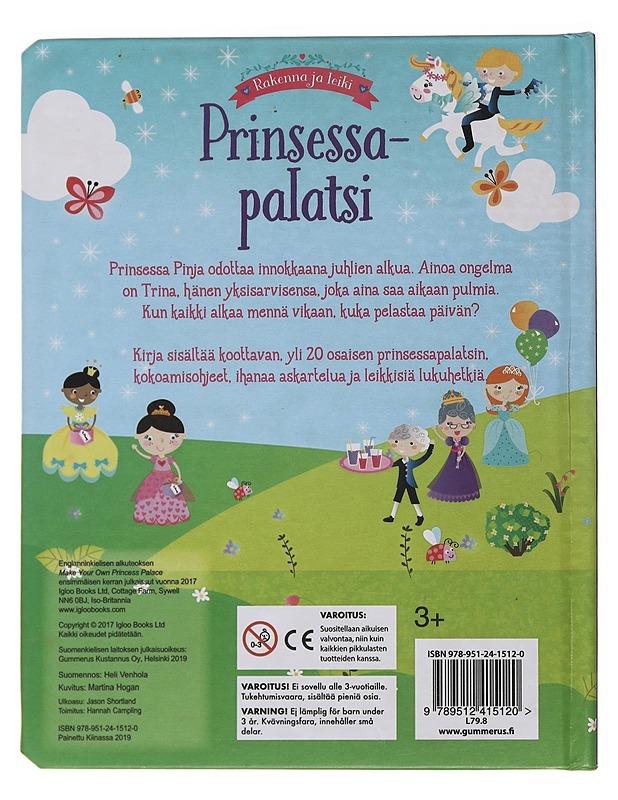Prinsessapalatsi : rakenna ja leiki - Hogan, Martina - Lastenkirjat - 10105478777 - 1
