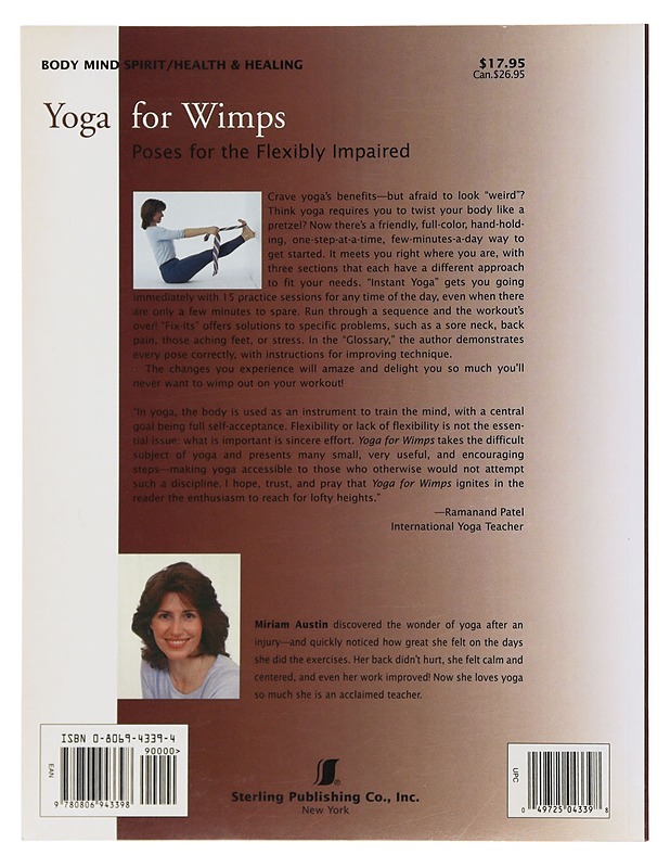 Yoga for wimps: poses for the flexibly impaired - Miriam Austin - Hyvinvointikirjat - 10105478783 - 1