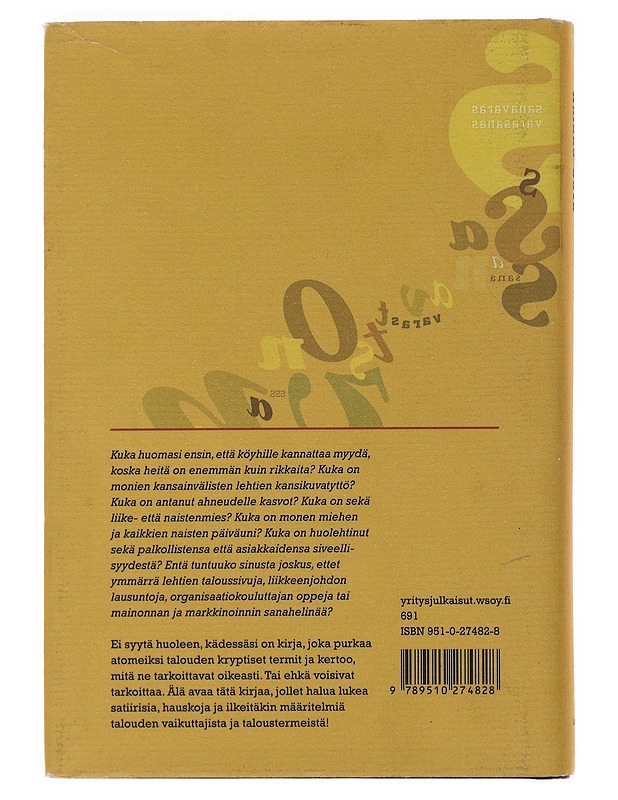 Talouselämän sanavaraston varasanasto - Kuikka, Jukka - Tietokirjat ja oppaat - 10105478807 - 1