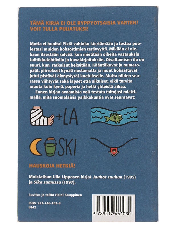 Kaistapää : kuvakirjoituksia ja piirrospähkinöitä - Lehmusvyöry, Mikko - Tietokirjat ja oppaat - 10105478818 - 1