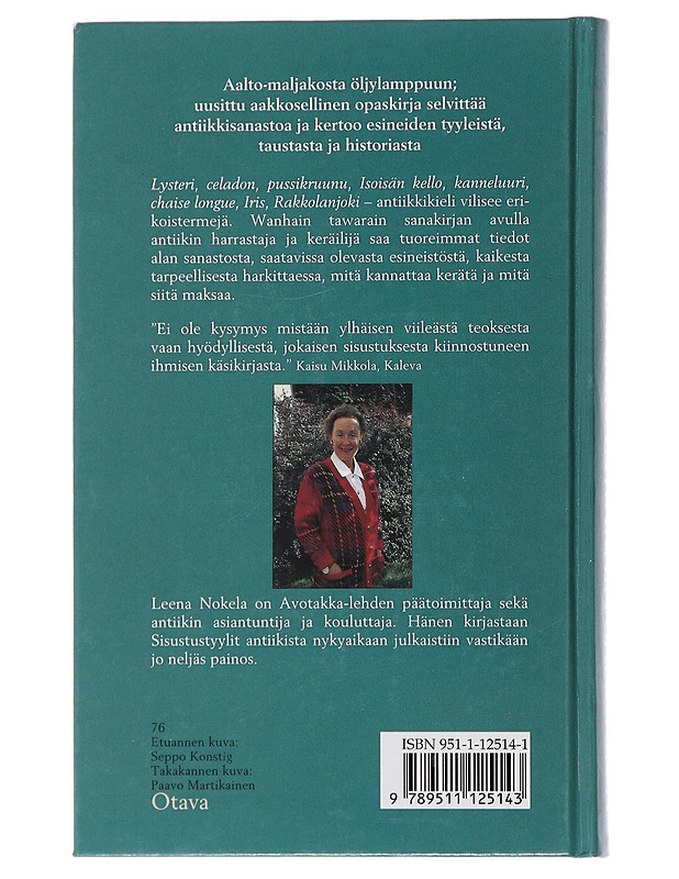 Wanhain tawarain sanakirja - Nokela, Leena - Tietokirjat ja oppaat - 10105478823 - 1