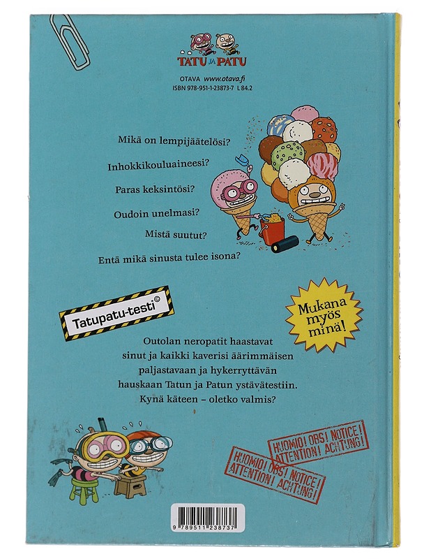 Tatun ja Patun kaverikirja - Havukainen, Aino - Lastenkirjat - 10105478831 - 1