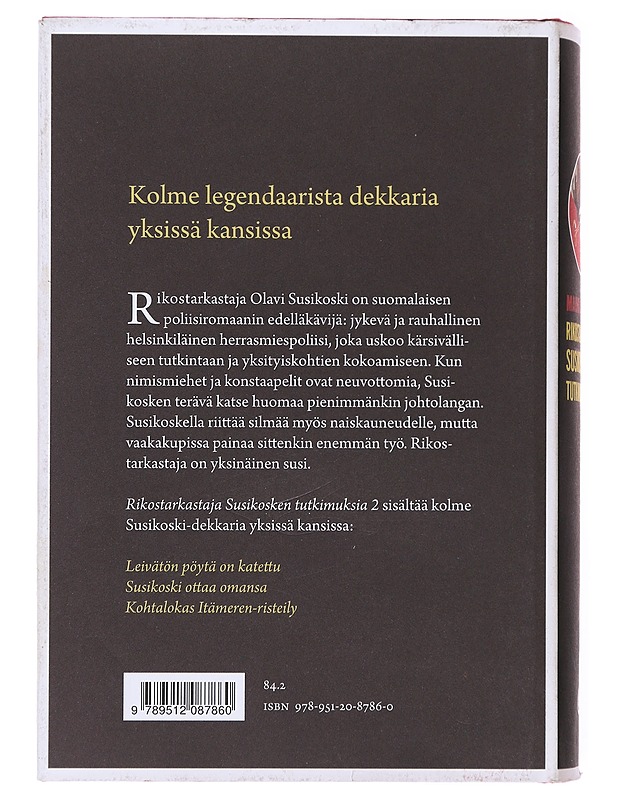 Rikostarkastaja Susikosken tutkimuksia. 2 - Mauri Sariola - Jännitys ja dekkarit - 10105478845 - 1
