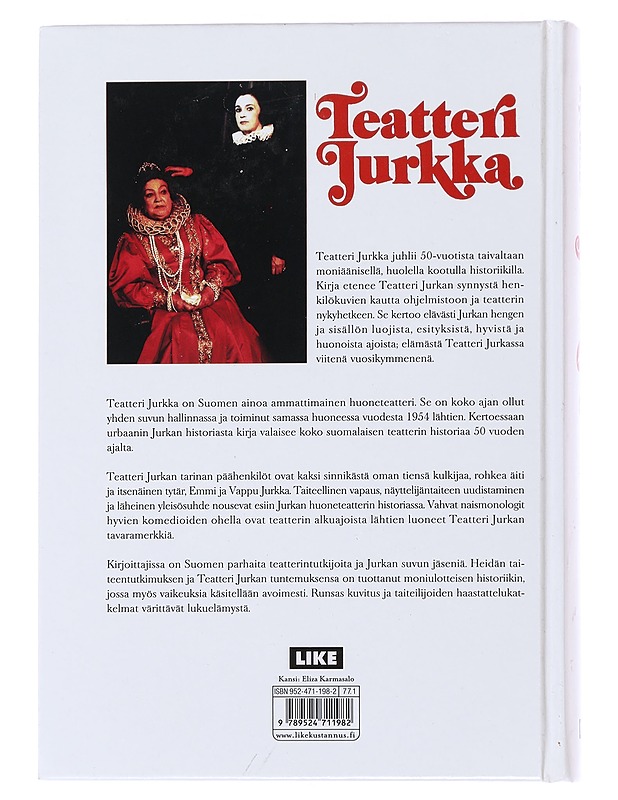Jurkka : teatteri huoneessa - Harju, Hannu - Elämäkerrat ja muistelmat - 10105478895 - 1