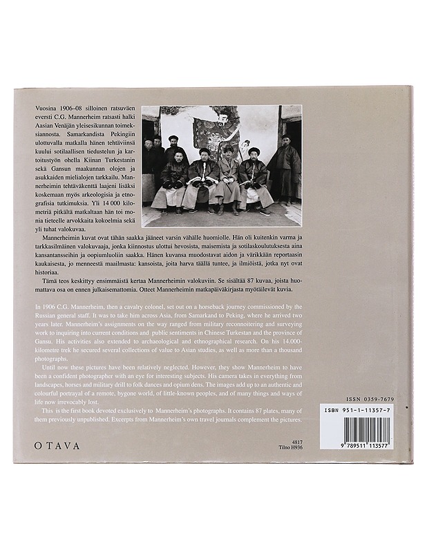 C. G. Mannerheimin valokuvia Aasian-matkalta 1906-1908 - C. G. Mannerheim - Historiakirjat - 10105478928 - 1