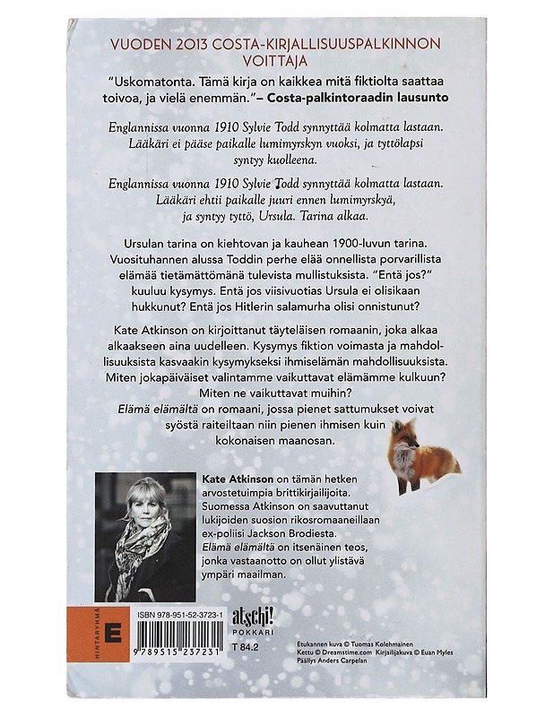 Elämä elämältä - Atkinson, Kate - Romaanit ja novellit - 10105478944 - 1