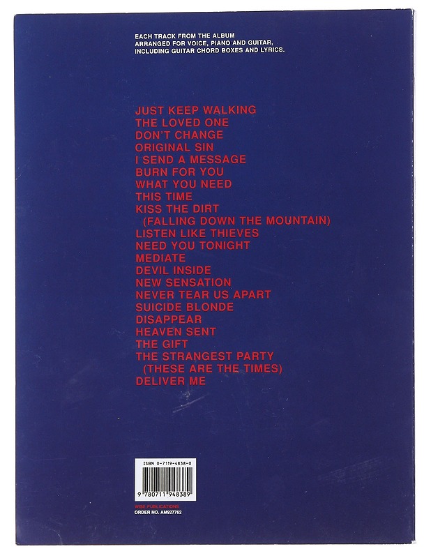 INXS : The greatest hits - Musiikki- ja elokuvakirjat - 10105478981 - 1