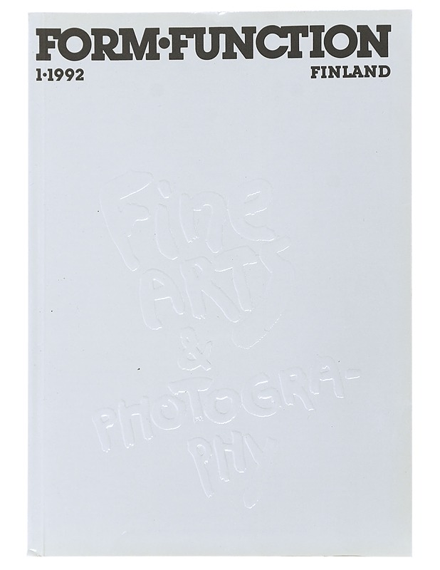 Form Function Finland 1992 (No 1 ) - Pekka Vuori - Lehdet - 10105478986 - 0