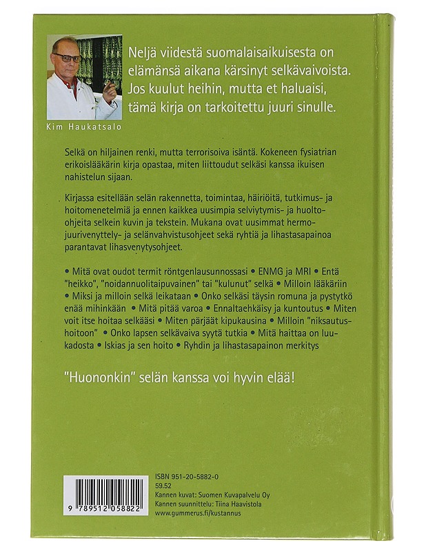 Hoida selkääsi - Kim Haukatsalo - Tietokirjat ja oppaat - 10105479004 - 1
