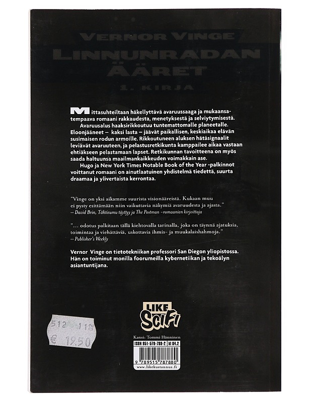 Linnunradan ääret : 1. kirja - Vinge, Vernor - Fantasia- ja scifi - 10105479044 - 1