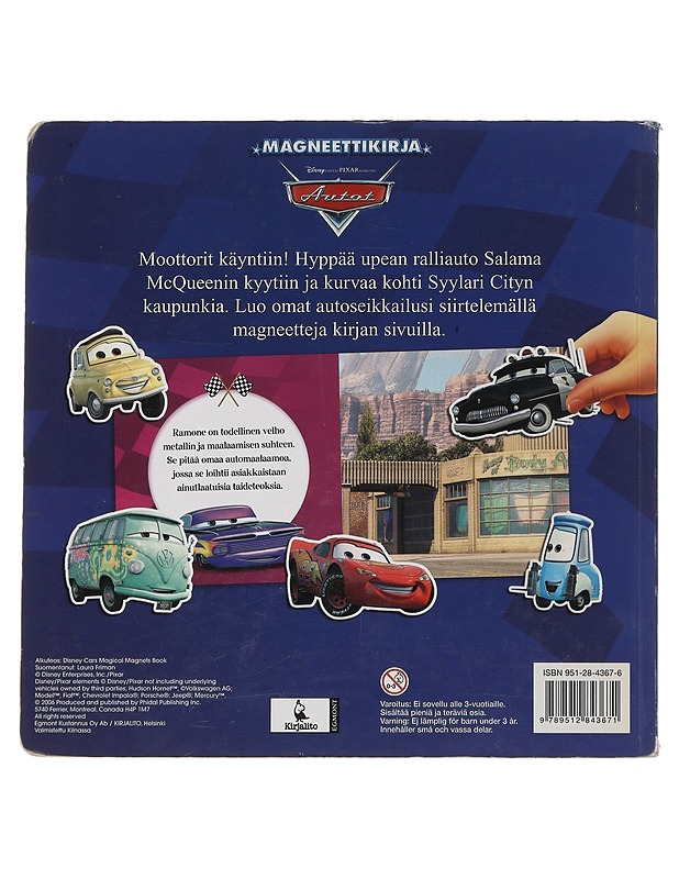 Autot : magneettikirja - Friman, Laura - Tietokirjat ja oppaat - 10105479056 - 1