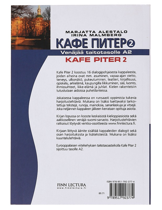 Kafe Piter. 2 - Alestalo, Marjatta - Tietokirjat ja oppaat - 10105479086 - 1