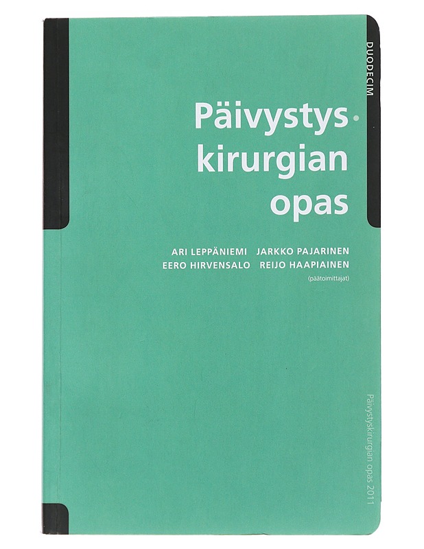 Päivystyskirurgian opas - Leppäniemi, Ari - Tietokirjat ja oppaat - 10105479095 - 0
