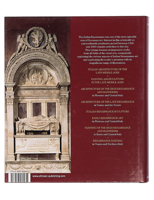 The art of the Italian renaissance : architecture, sculpture, painting, drawing - Toman, Rolf - Taide- ja kulttuurikirjat - 10105479115 - 1